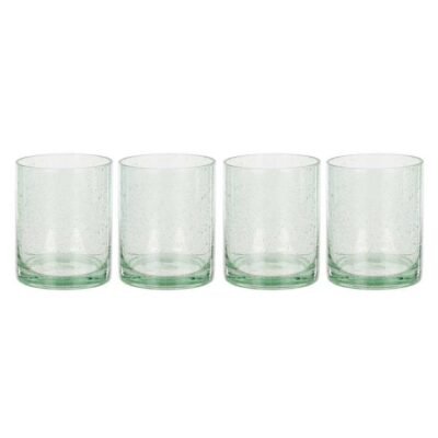 Davis & Waddell Saltara Set of 4 Bubble Glass Tumblers 350ml