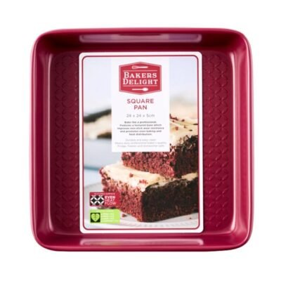 Bakers Delight Cuisson Square Pan Berry