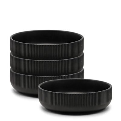 Salt & Pepper Brae Pasta Bowls 18 x 5.5cm - Set of 4
