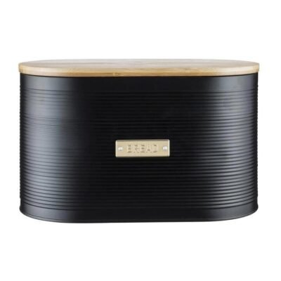 Typhoon Otto Bread Bin 34cm Black