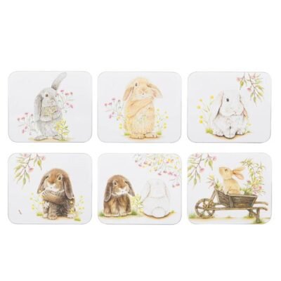 Ashdene Bunny Tales Set of 6 Coasters