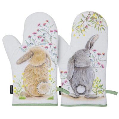 Ashdene Bunny Tales Set of 2 Oven Mitts