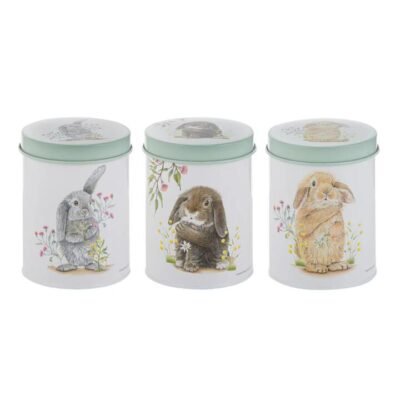 Ashdene Bunny Tales Set of 3 Canisters